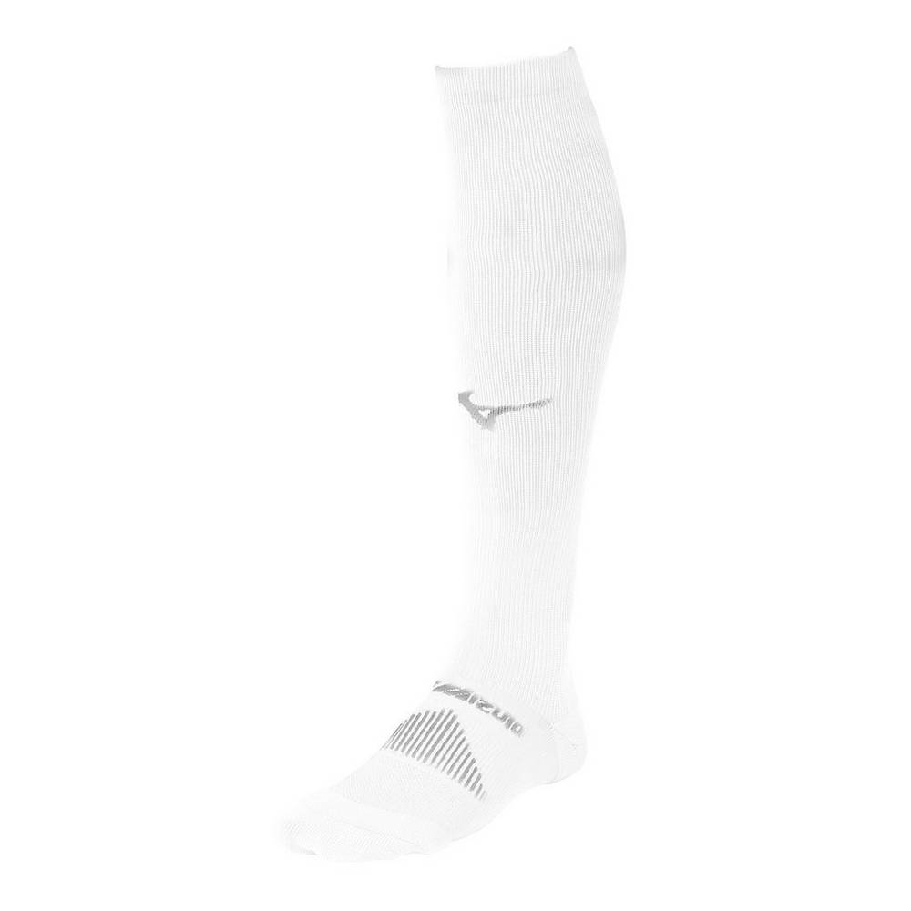 Damske Ponožky Mizuno Performance OTC Baseball Biele Vypredaj EGQV67083